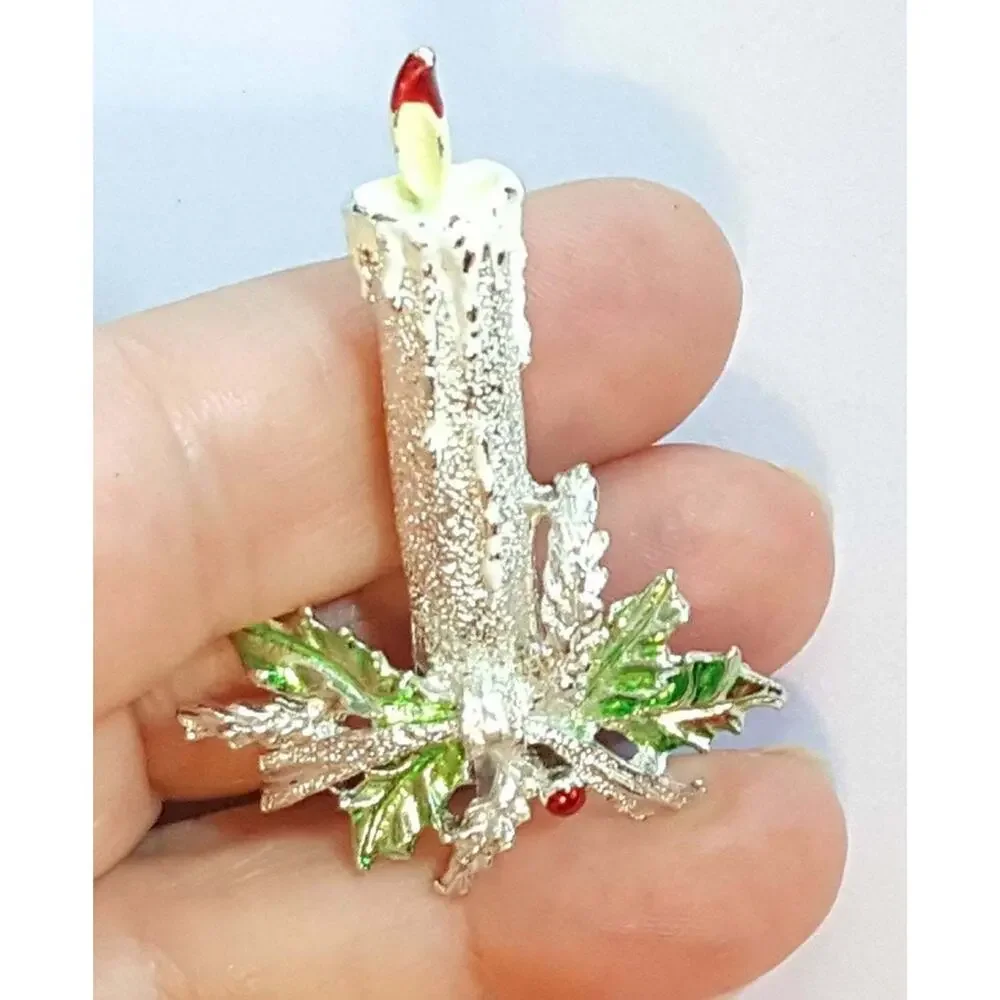 Vintage Christmas Brooch‎ Pin Gerrys 2
